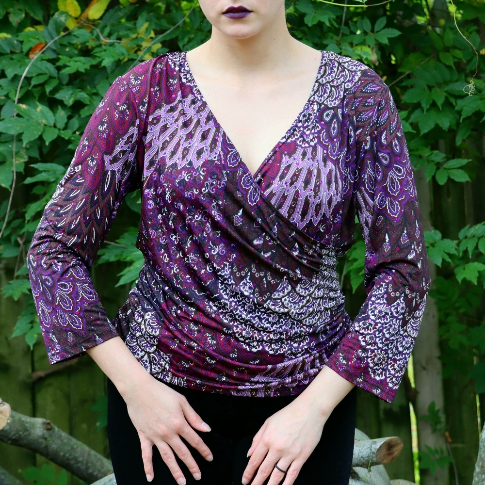 Y2K Sequin Blouse